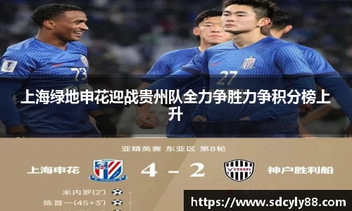 上海绿地申花迎战贵州队全力争胜力争积分榜上升